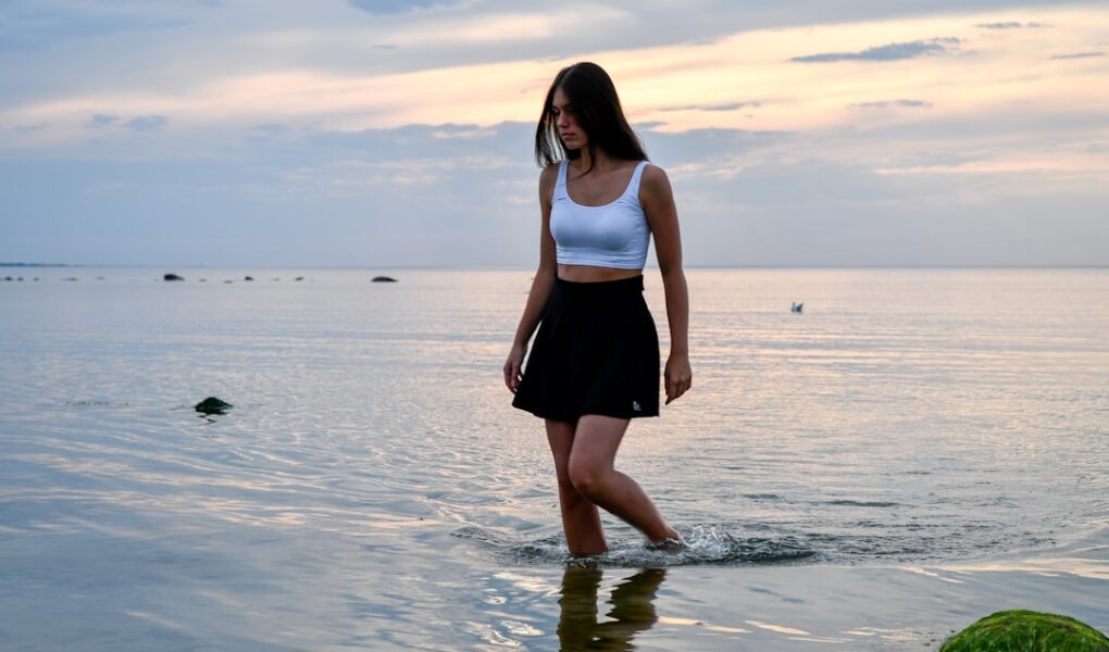 Photo long skirt