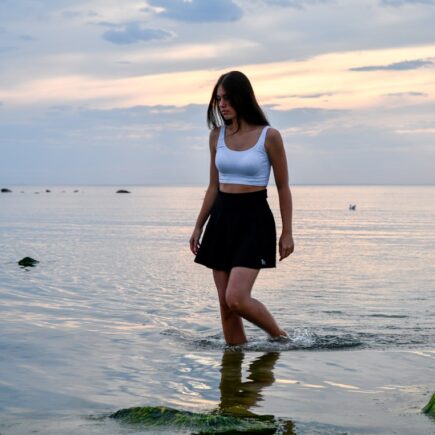 Photo long skirt