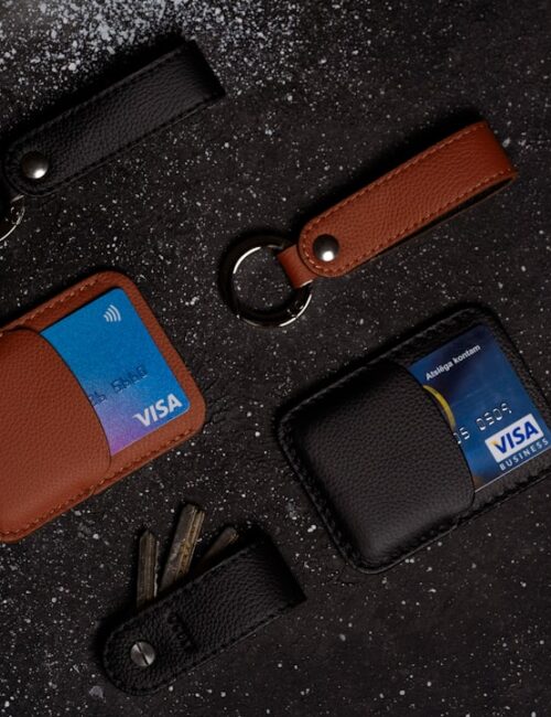 Photo leather mini